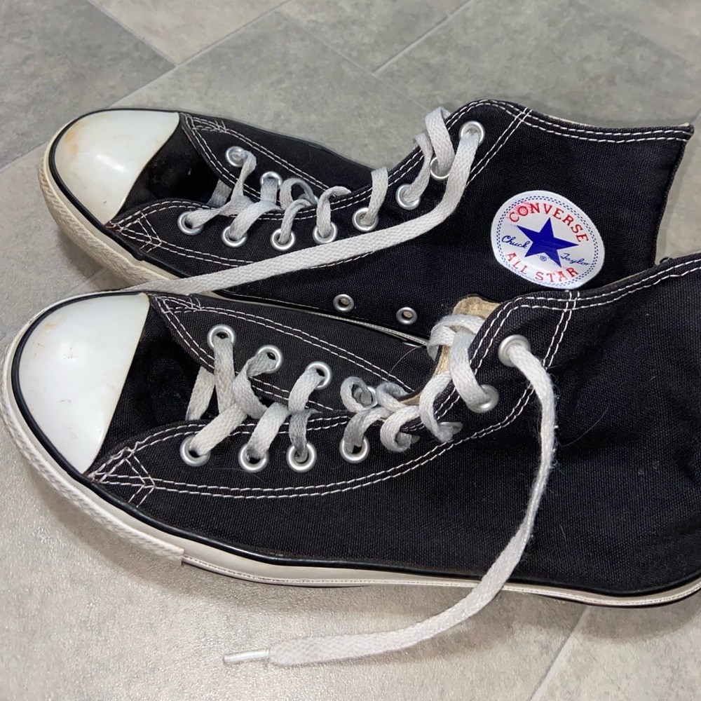 Black High Top Converse